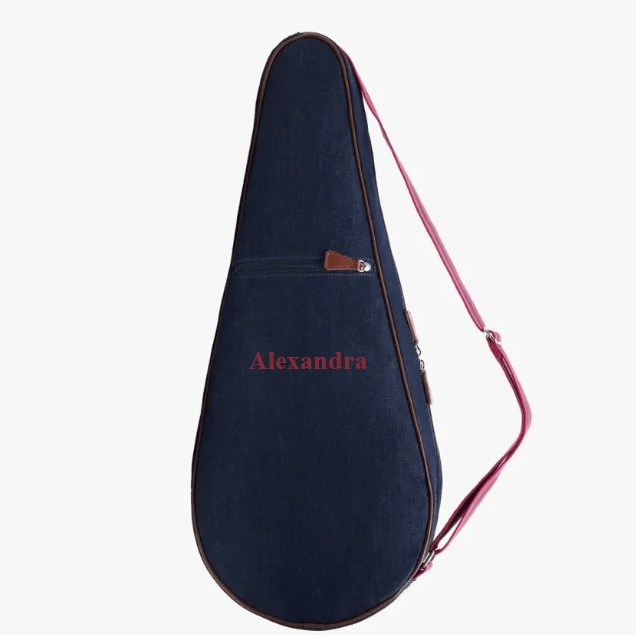 My Style Bags Personalised Glamour Tennis Bag - Blue Brand Tennis Bag
