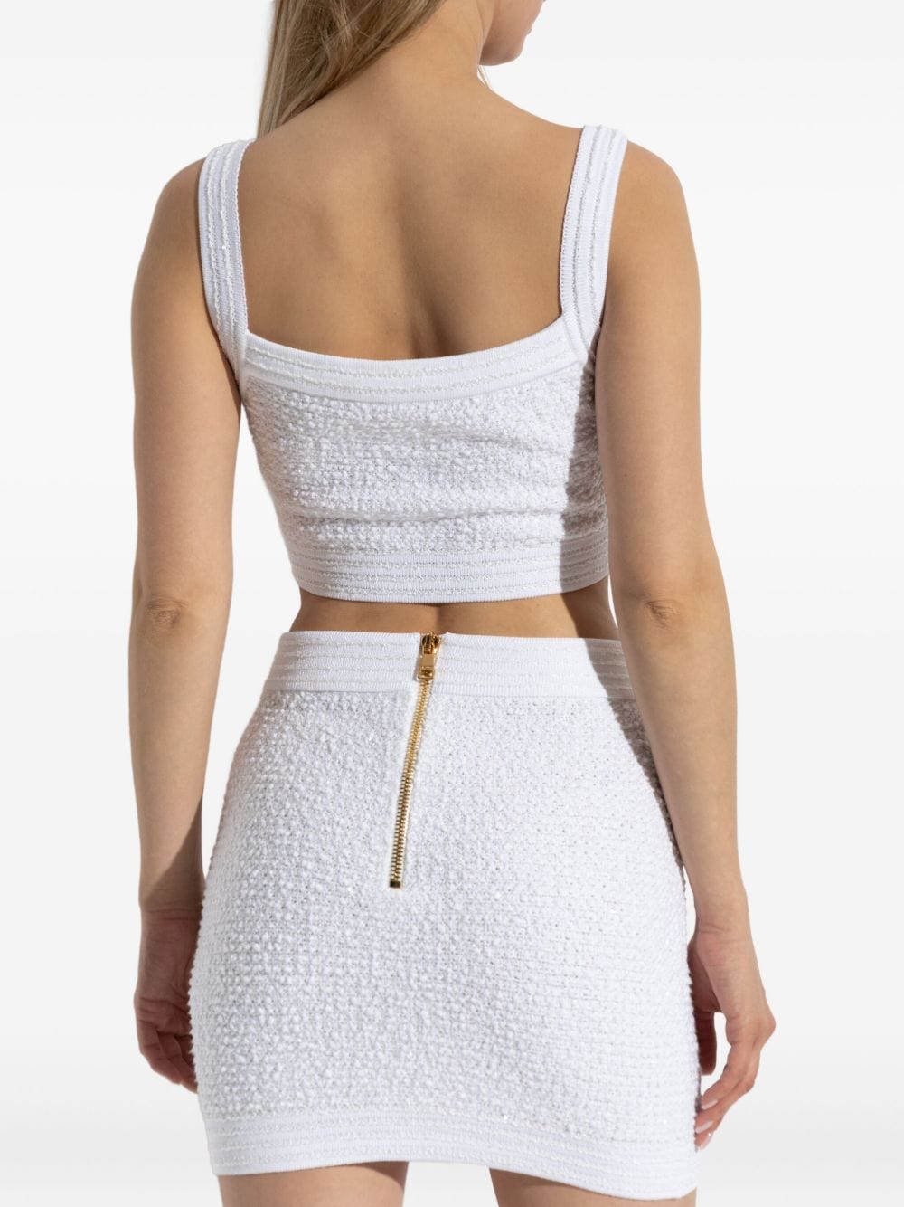 Balmain Topwear Balmain Top White Balmain Top White Brand