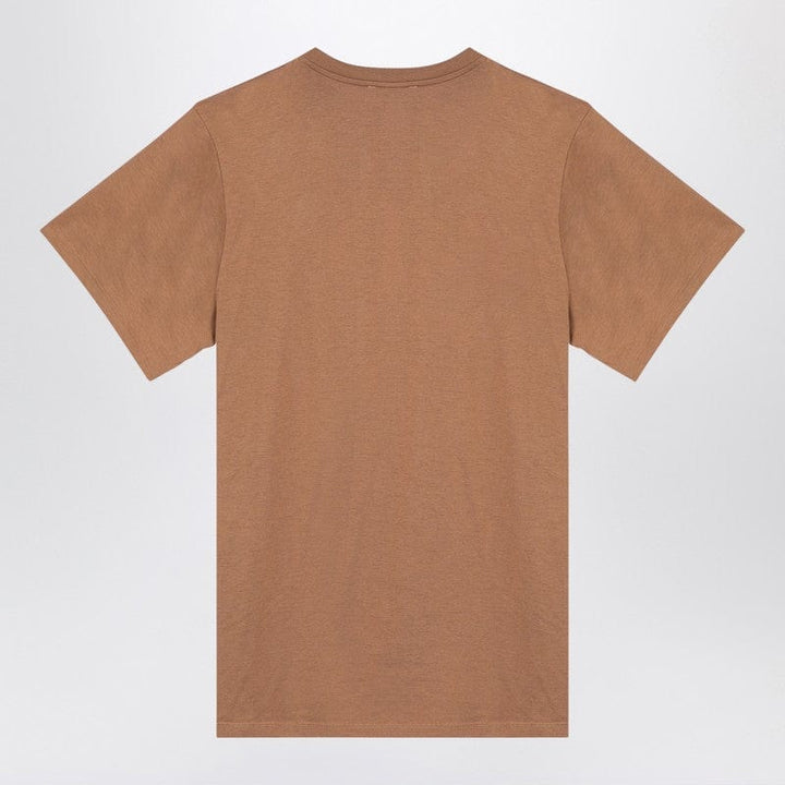 Max Mara Topwear XS Max Mara Oversized beige cotton T-shirt with logo embroidery Max Mara Oversized beige cotton T-shirt with logo embroidery Brand