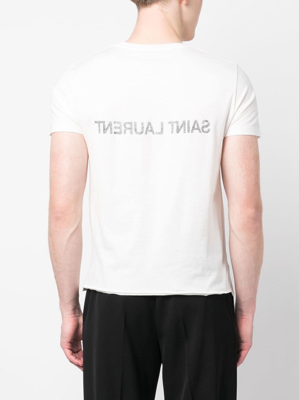 Saint Laurent Topwear Saint Laurent  T-shirts and Polos White Saint Laurent  T-shirts and Polos White Brand