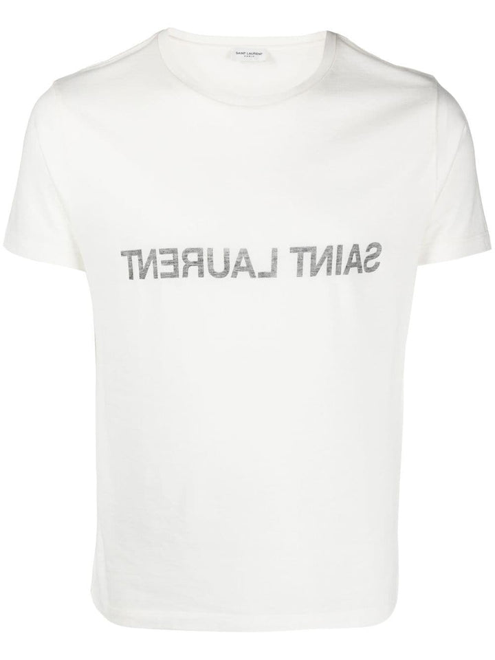 Saint Laurent Topwear Saint Laurent  T-shirts and Polos White Saint Laurent  T-shirts and Polos White Brand