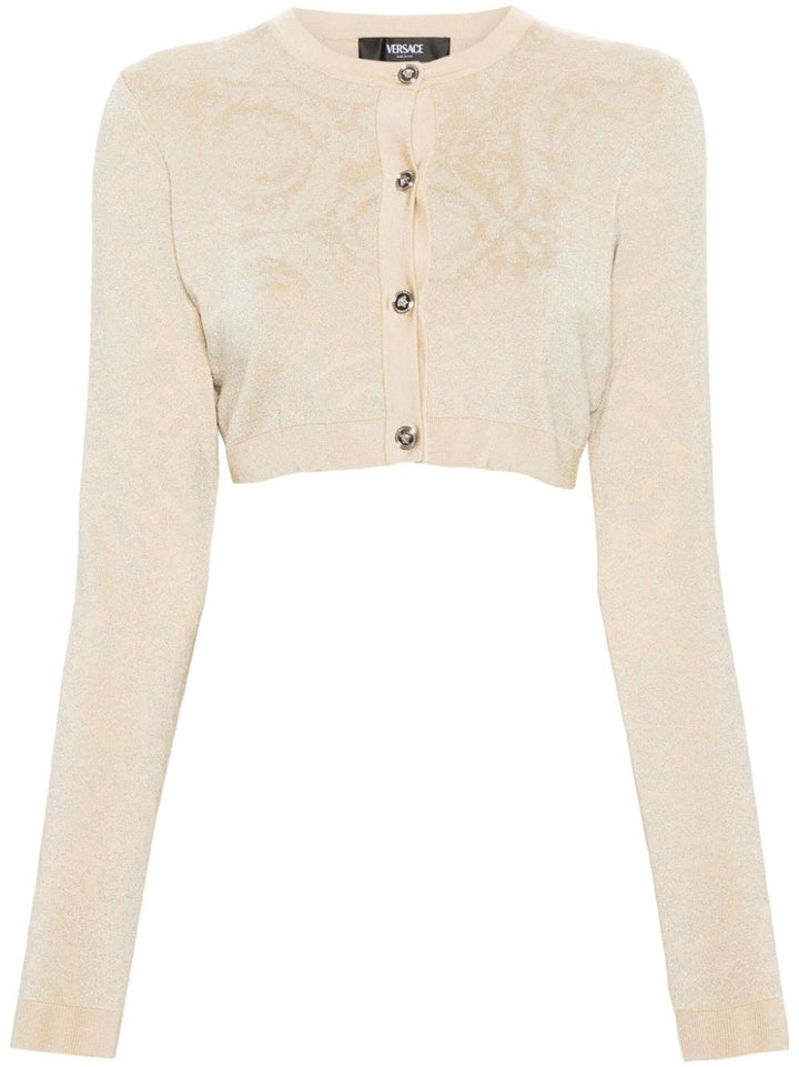 Versace Topwear Versace Sweaters Beige Versace Sweaters Beige Brand