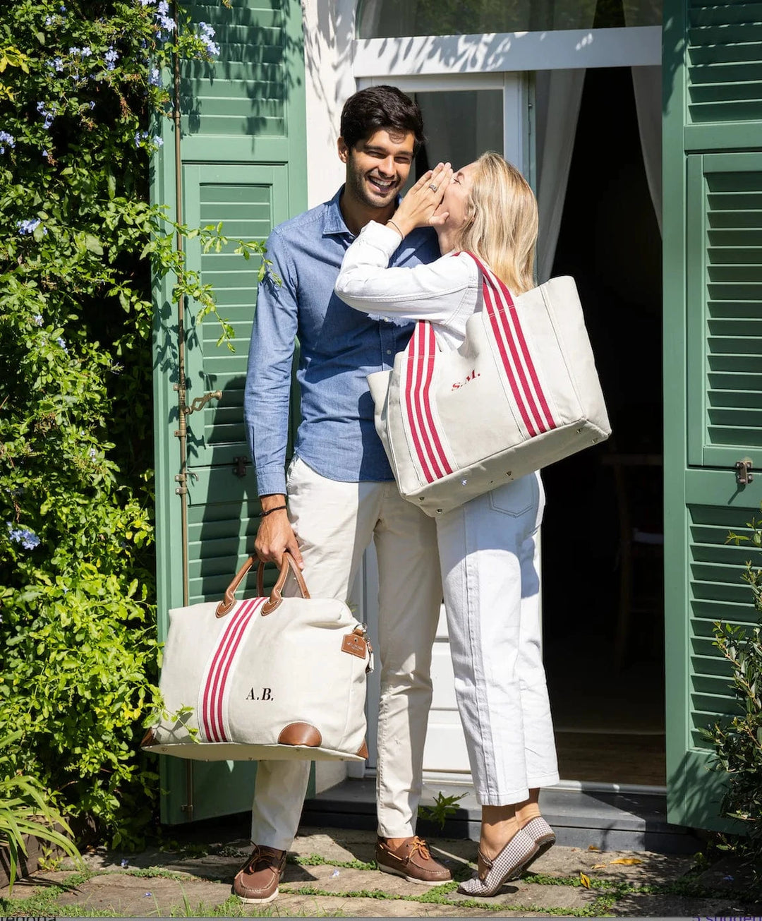My Style Bags Travel Bags My Style Bags Boston Syracuse Duffel Travel Bag - Red Stripes My Style Bags Boston Syracuse Duffel Travel Bag - Red Stripes Brand