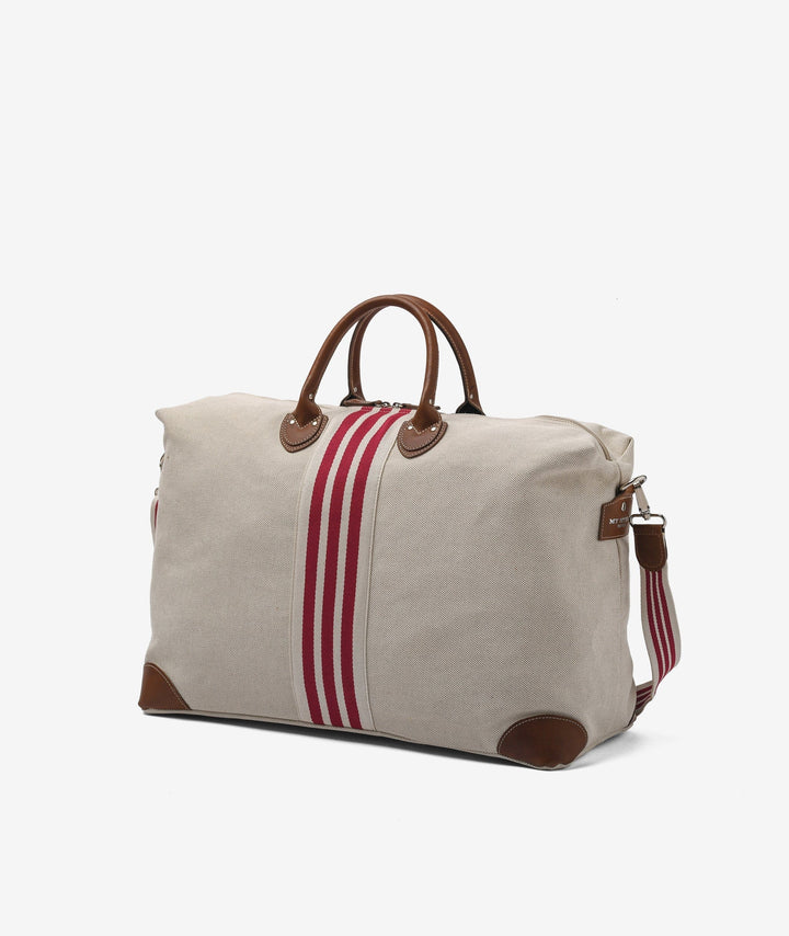 My Style Bags Travel Bags My Style Bags Boston Syracuse Duffel Travel Bag - Red Stripes My Style Bags Boston Syracuse Duffel Travel Bag - Red Stripes Brand