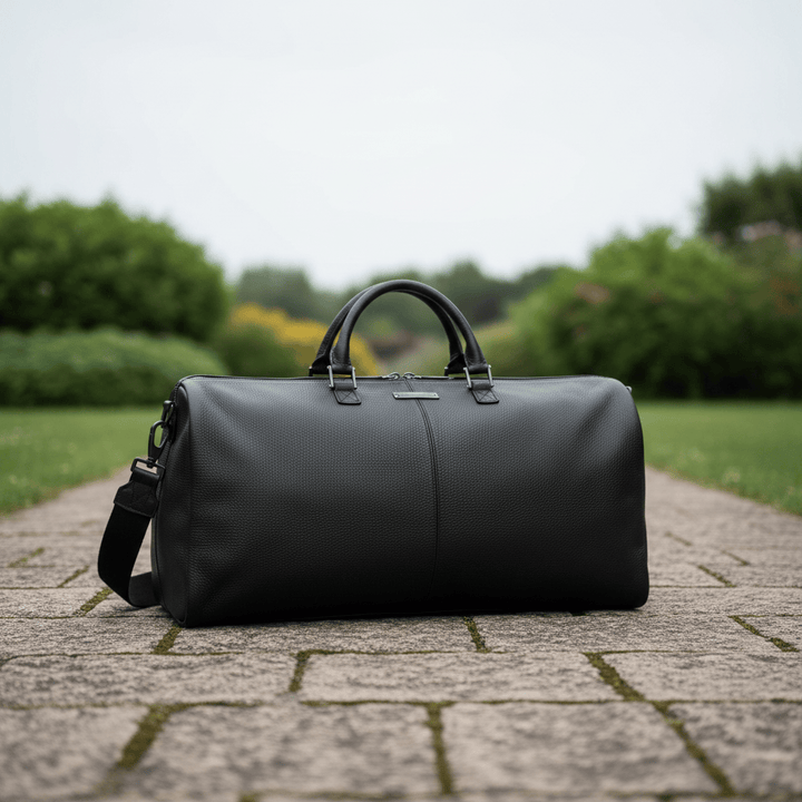 Tecknomonster Bolina Leather Bag Black Colour Brand Travel Bags