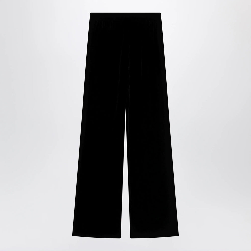Valentino - Black viscose-blend trousers Brand