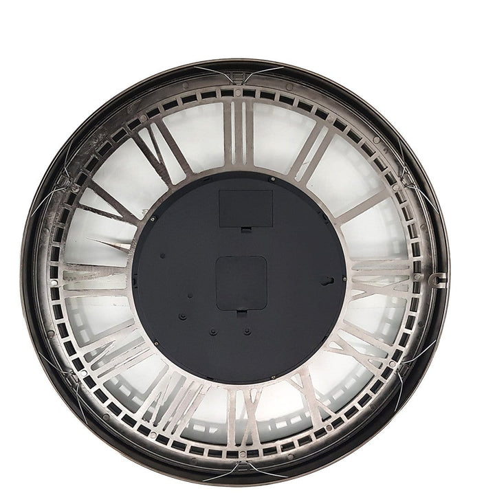 Chilli Wall Clock The Kensington Round Industrial Moving Cogs Wall Clock Brand
