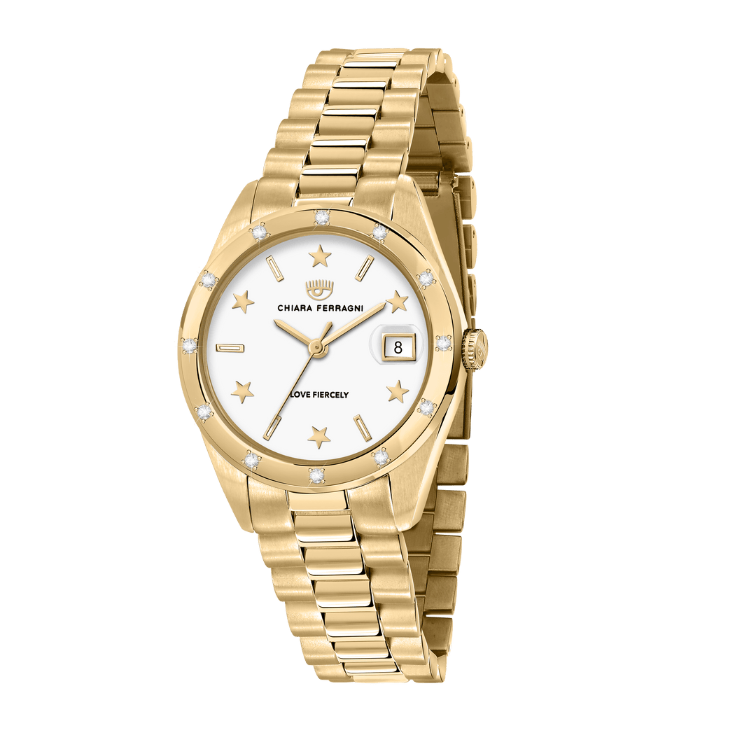 Chiara Ferragni Watch Chiara Ferragni Everyday Gold Watch Brand