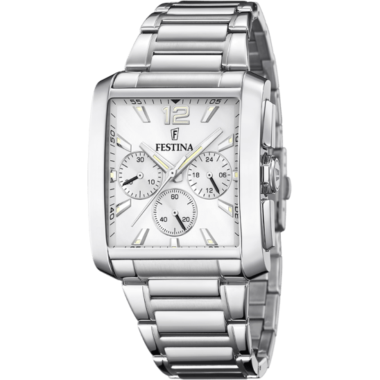 Festina Watch Festina Men's Grey Silver 316l Stainless Steel Chronograph Watch Shop Now I Festina Men's Grey Silver Chronograph Watch I Afterpay $279 Brand