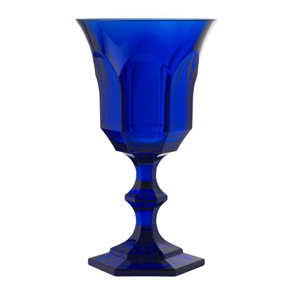 Mario Luca Giusti Water Glass Mario Luca Giusti Victoria Albert Goblet Blue Set of 6 Brand