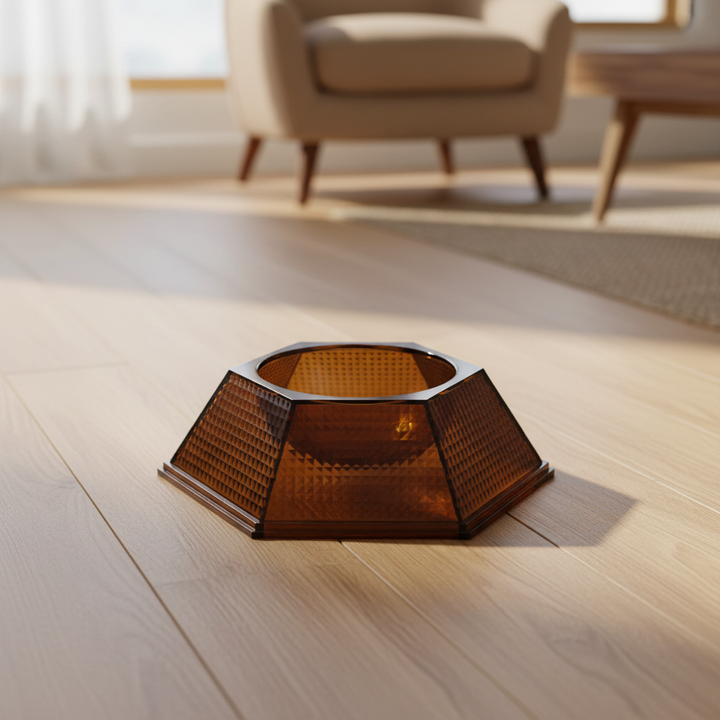 Dog Dish Amber – Oak Floor