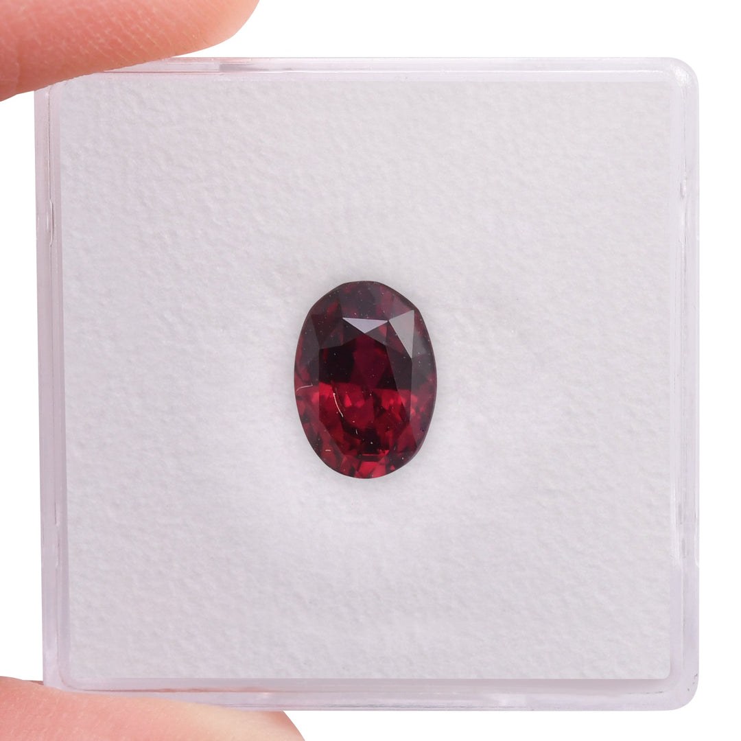 2.44 Carat Red  Oval Ruby GIA