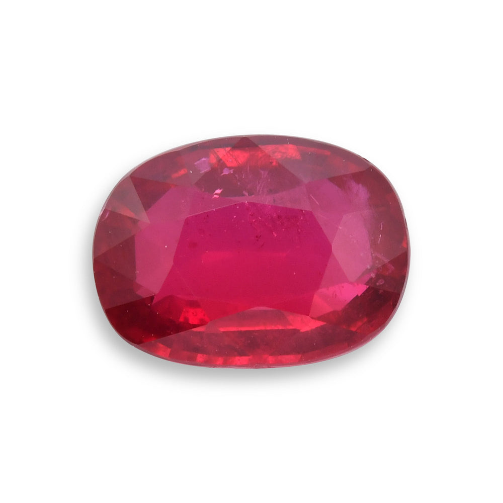 2.03 Carat Red MOZAMBIQUE Oval Ruby GRS