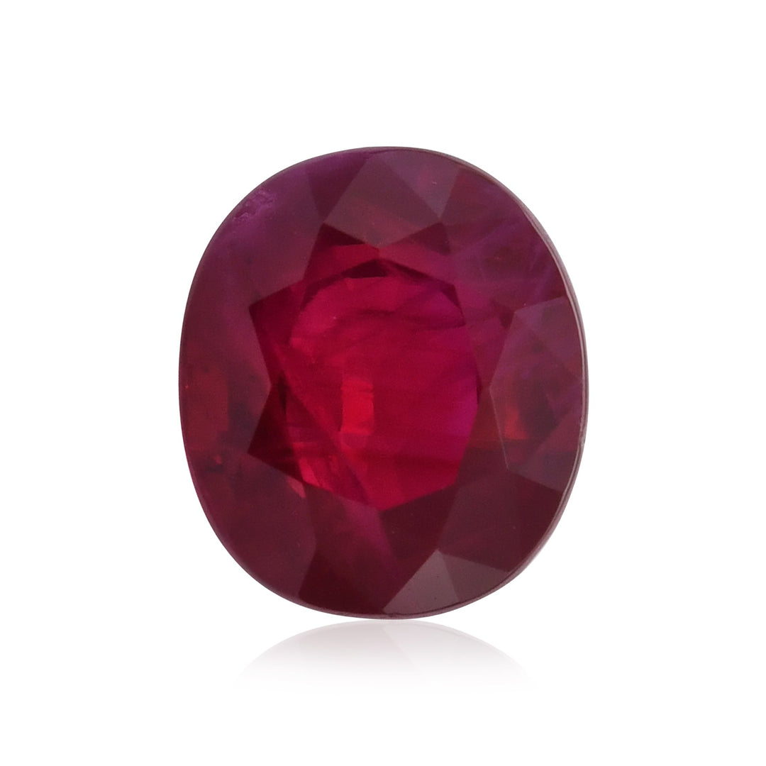 3.91 Carat Red BURMESE Cushion Ruby CD