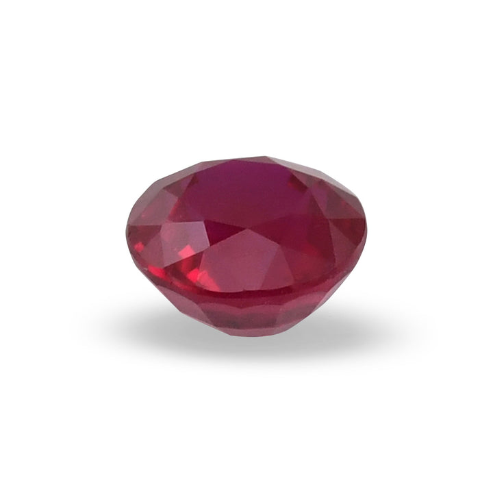 1.38 Carat Red  Round Ruby