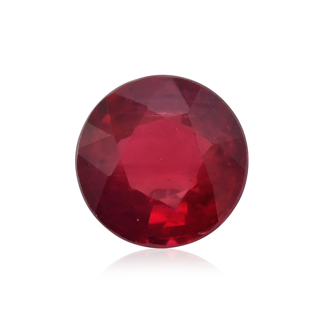 1.45 Carat Red MOZAMBIQUE Round Ruby