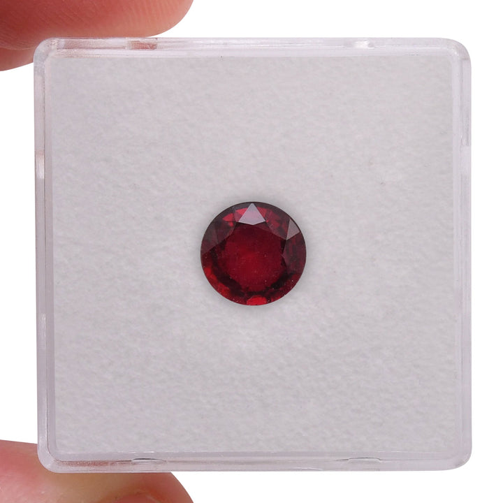 1.40 Carat Red MOZAMBIQUE Round Ruby