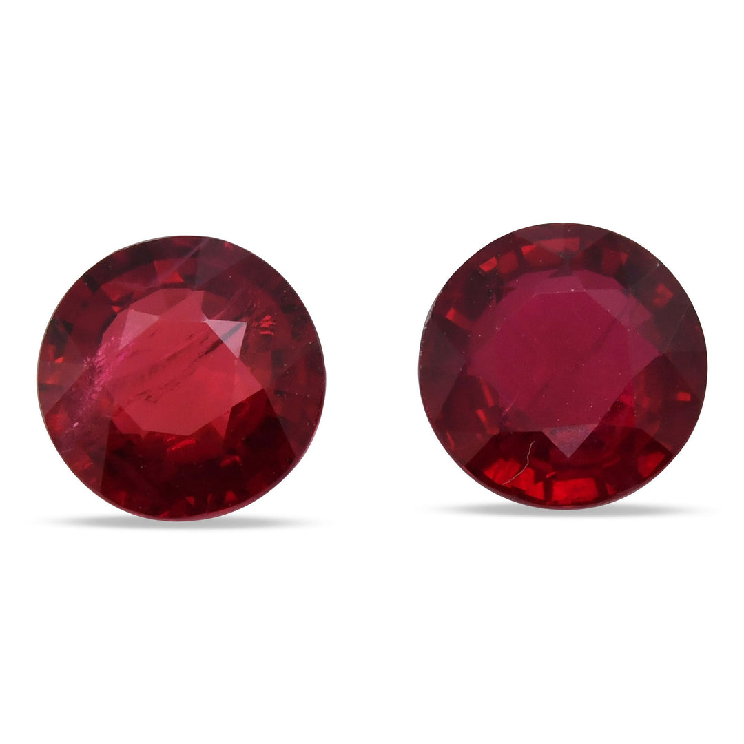 3.02 Carat Red MOZAMBICAN Round Ruby