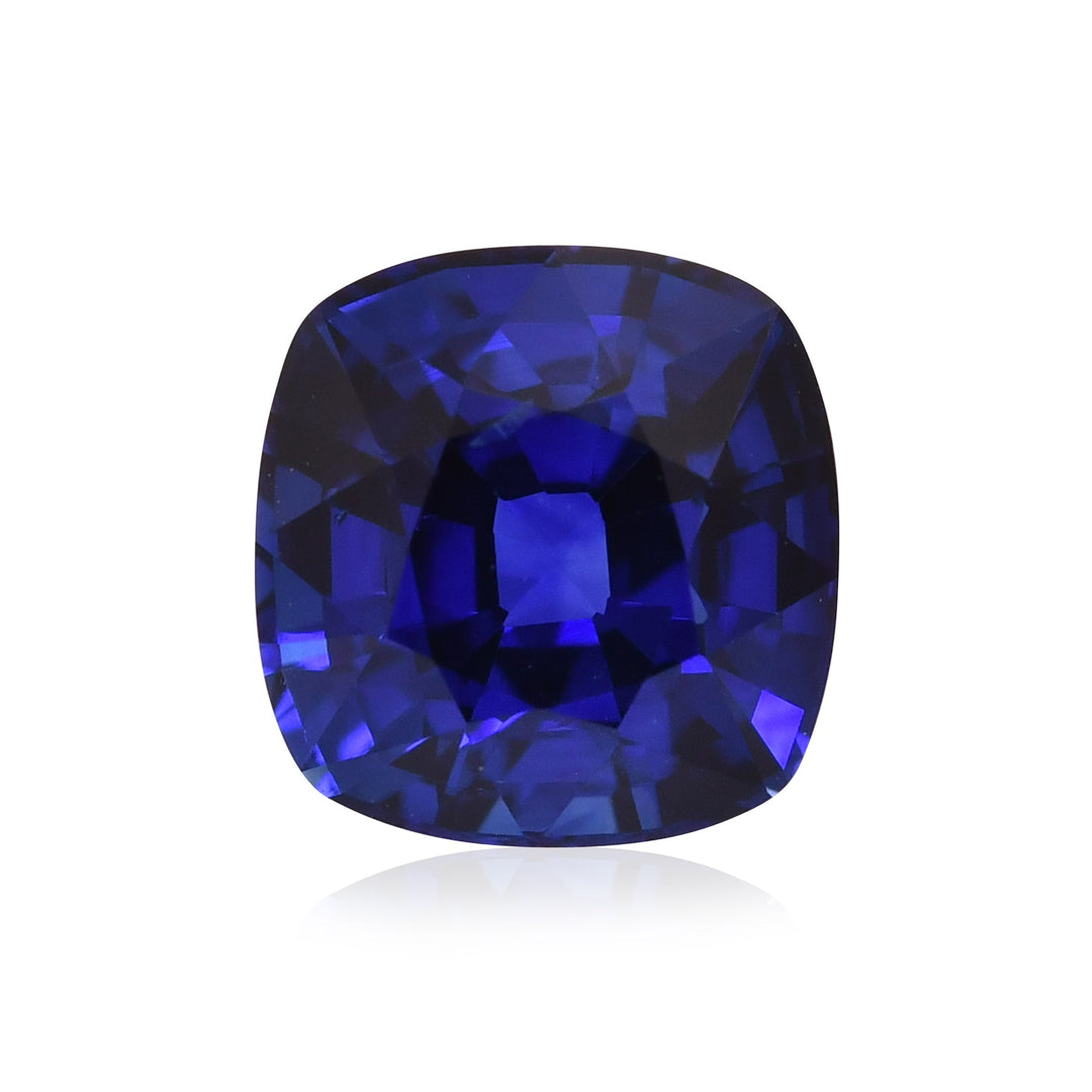 2.27 Carat Blue  Cushion Sapphire