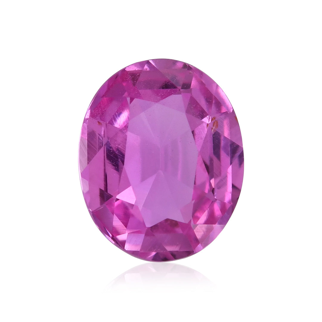 1.74 Carat Pink  Oval Sapphire