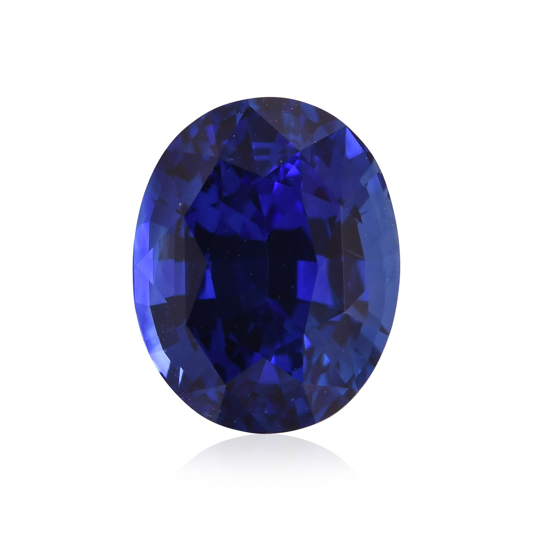 8.09 Carat Blue SRI LANKA Oval Sapphire CD