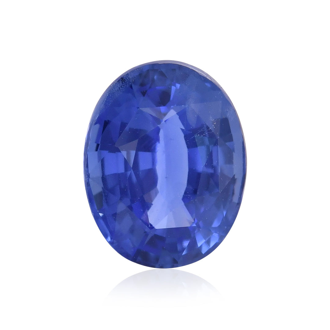 3.55 Carat Blue SRI LANKAN Oval Sapphire CD