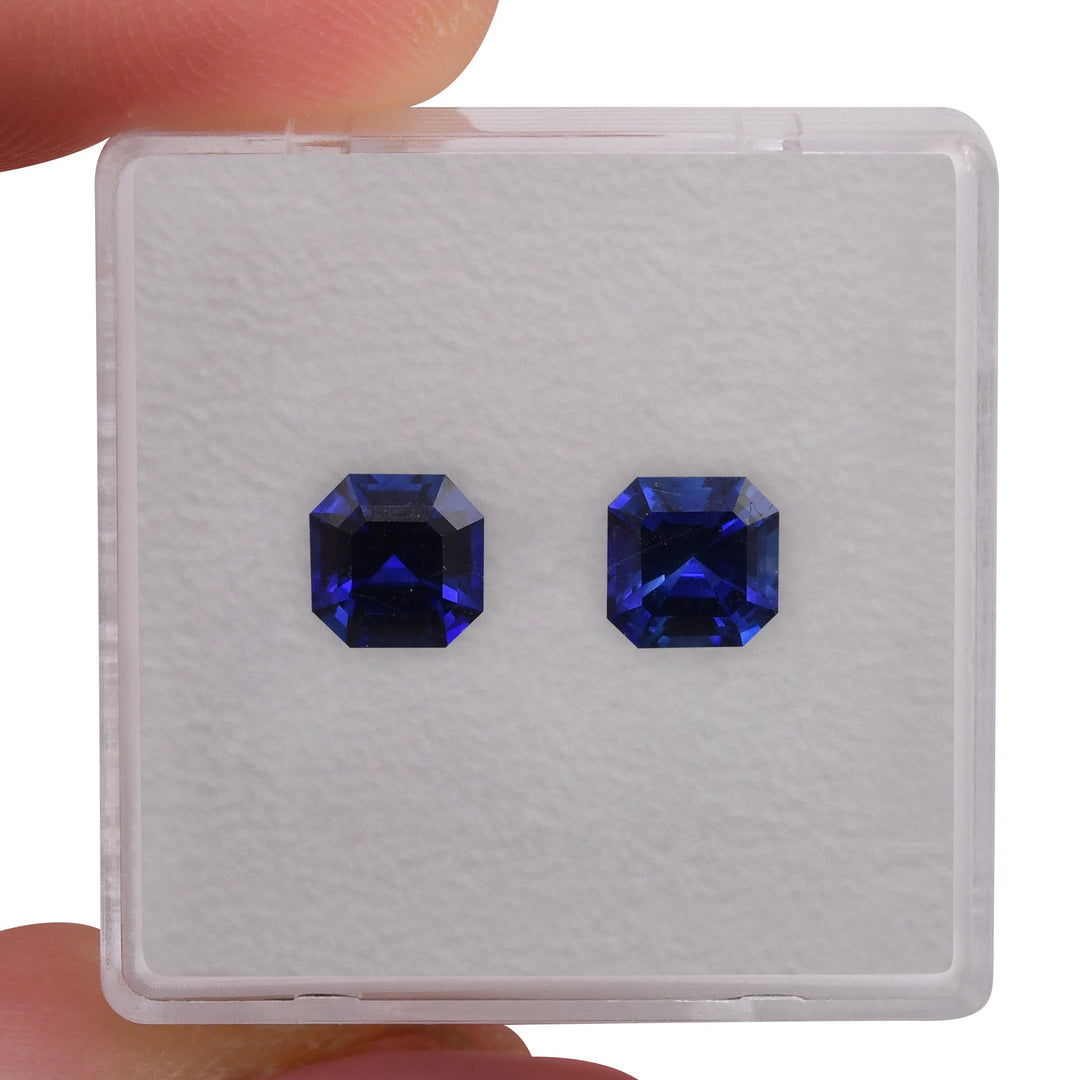 1.87 Carat Blue SRI LANKAN Sq. Emerald Sapphire