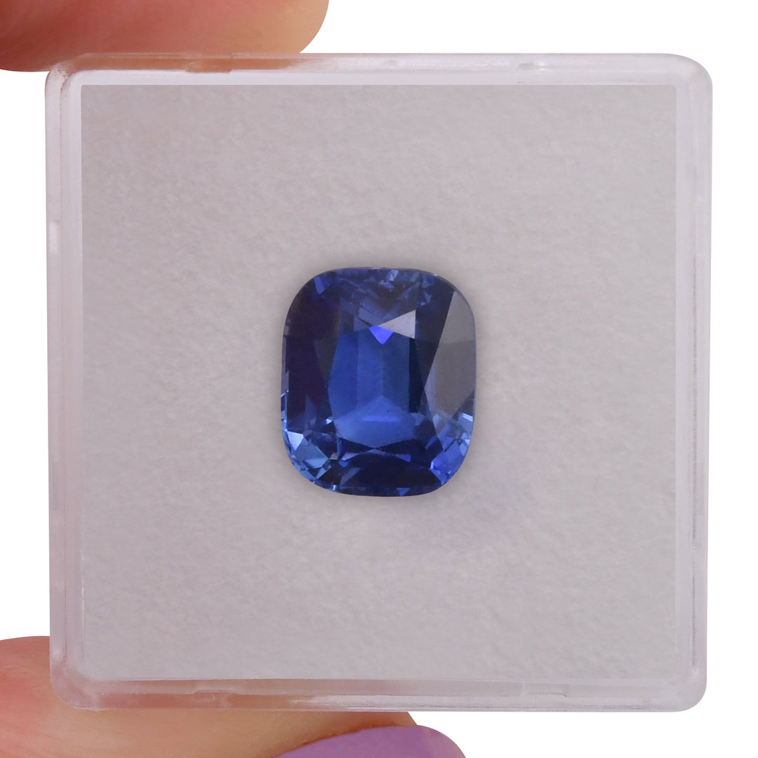 5.07 Carat Blue SRI LANKA Cushion Sapphire CD