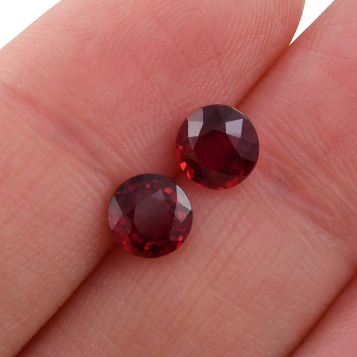 2.40 Carat Red MOZAMBICAN Round Ruby