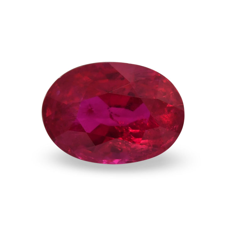 1.02 Carat Red MOZAMBIQUE Oval Ruby