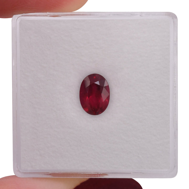 1.13 Carat Red MOZAMBIQUE Oval Ruby