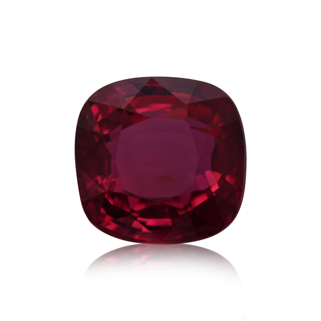 3.00 Carat Red MOZAMBIQUE Cushion Ruby CD No Heat