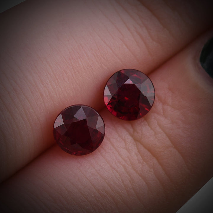 2.57 Carat Red MOZAMBICAN Round Ruby