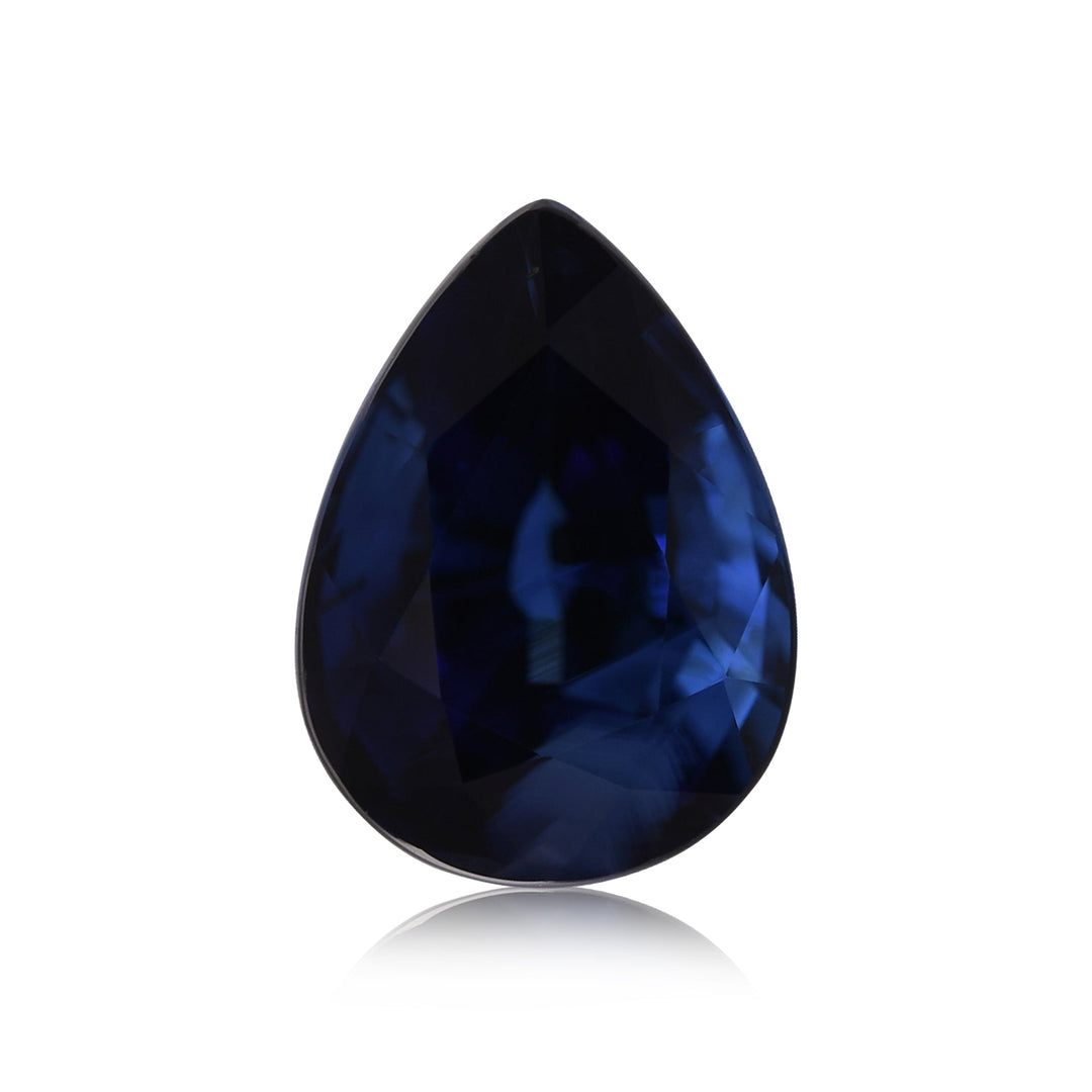 1.86 Carat Blue SRI LANKAN Pear Sapphire