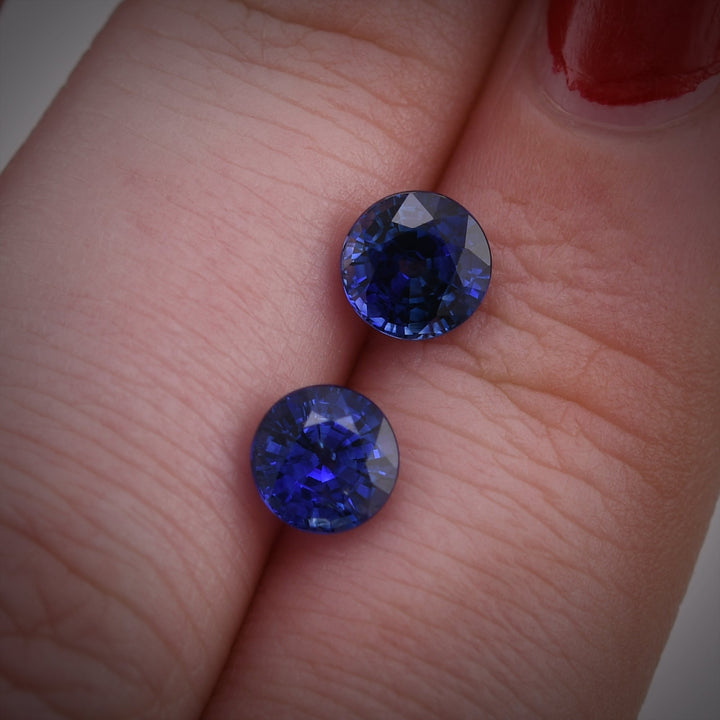 2.11 Carat Blue SRI LANKAN Round Sapphire