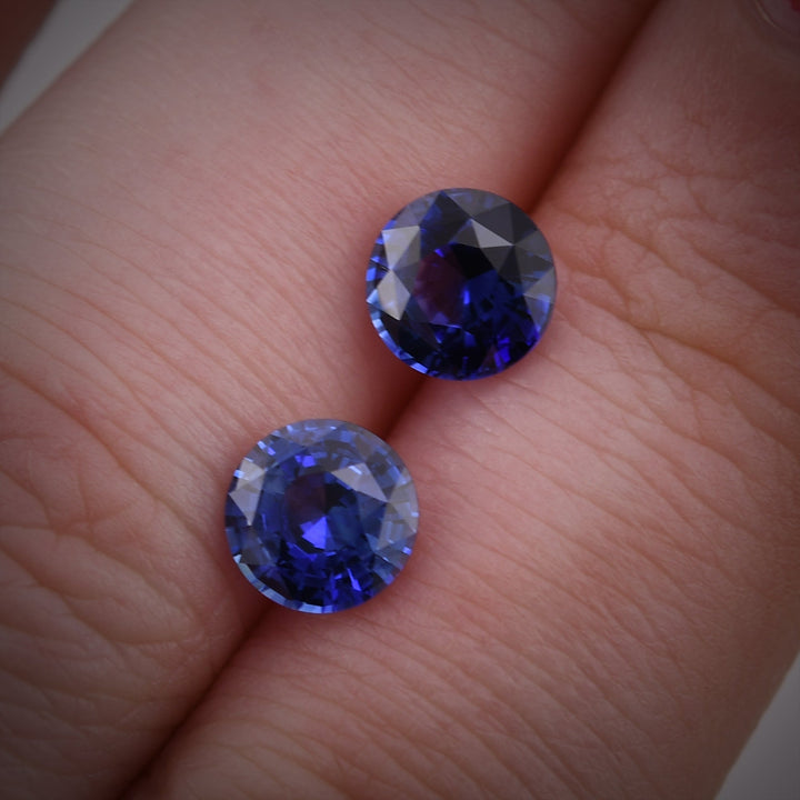 2.66 Carat Blue SRI LANKAN Round Sapphire