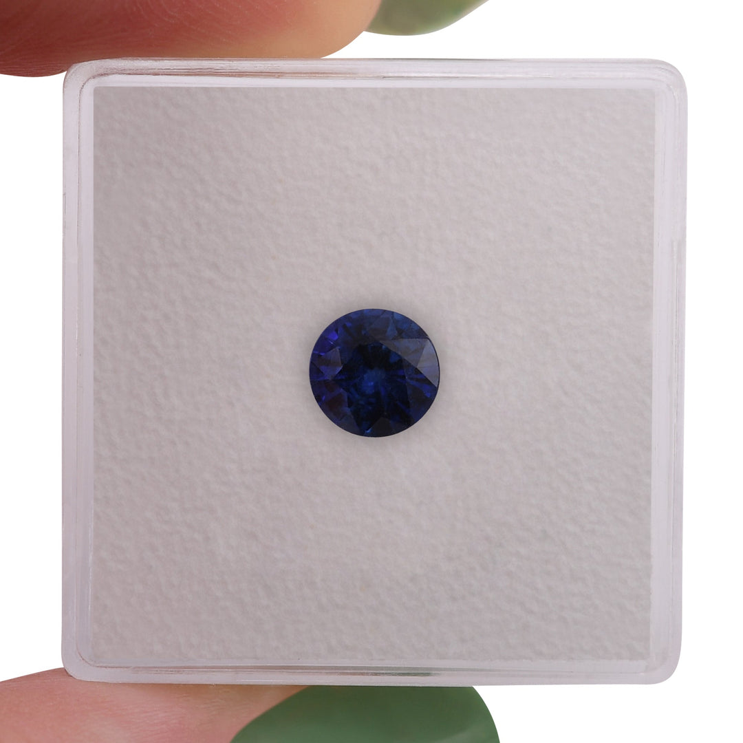 0.99 Carat Blue SRI LANKAN Round Sapphire