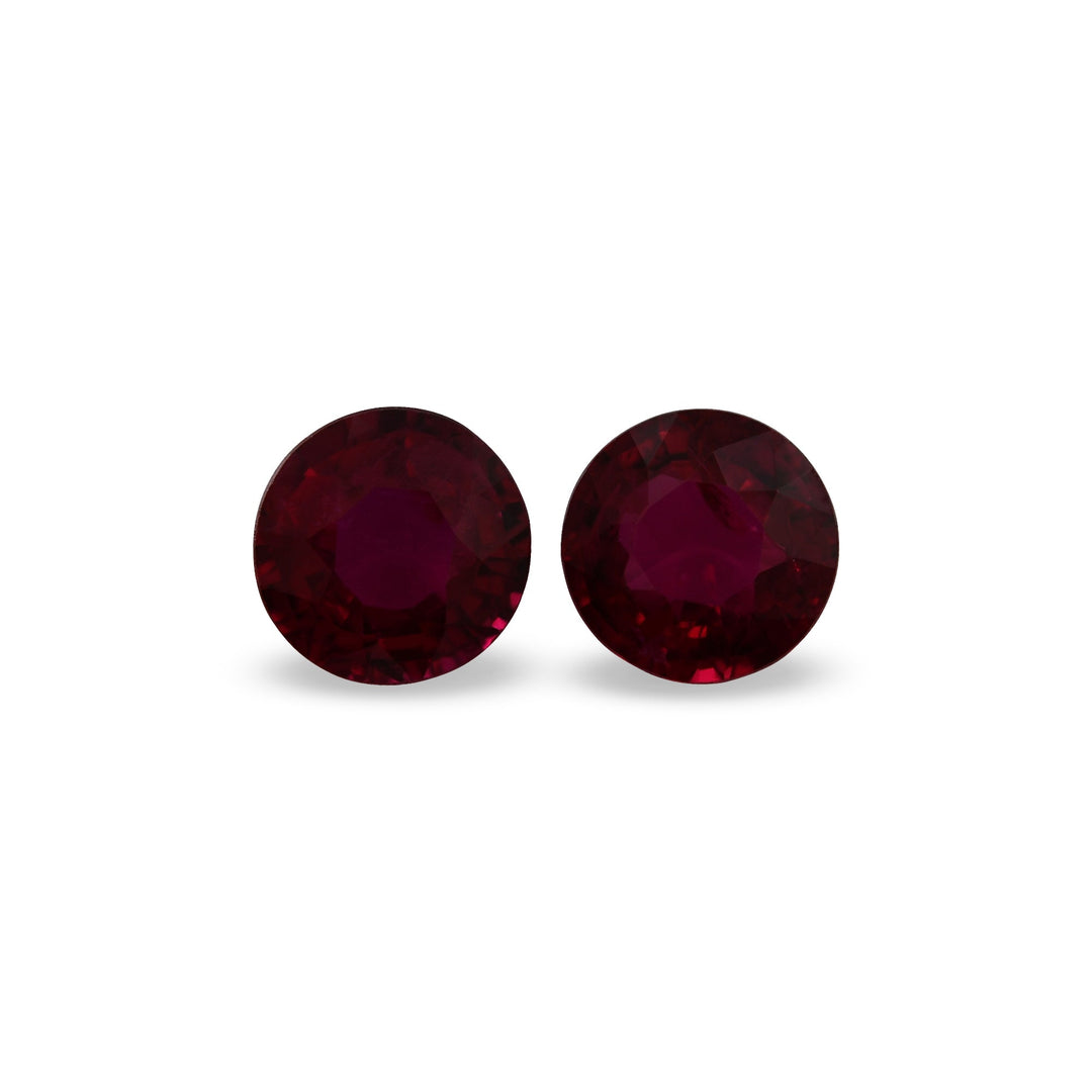 1.19 Carat Red MOZAMBICAN Round Ruby