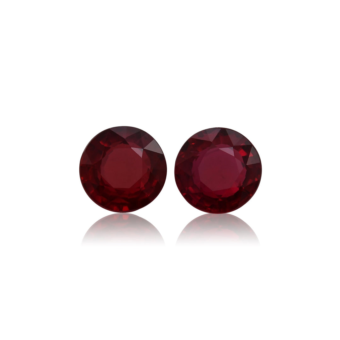 1.20 Carat Red MOZAMBICAN Round Ruby