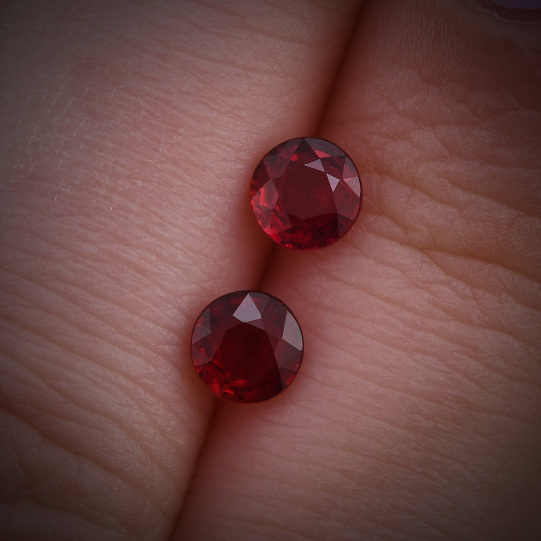 1.20 Carat Red MOZAMBICAN Round Ruby