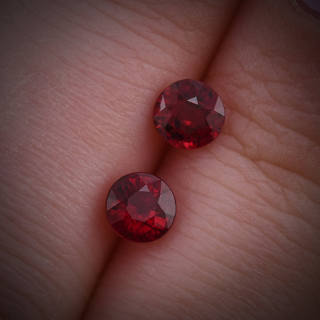 1.25 Carat Red MOZAMBICAN Round Ruby