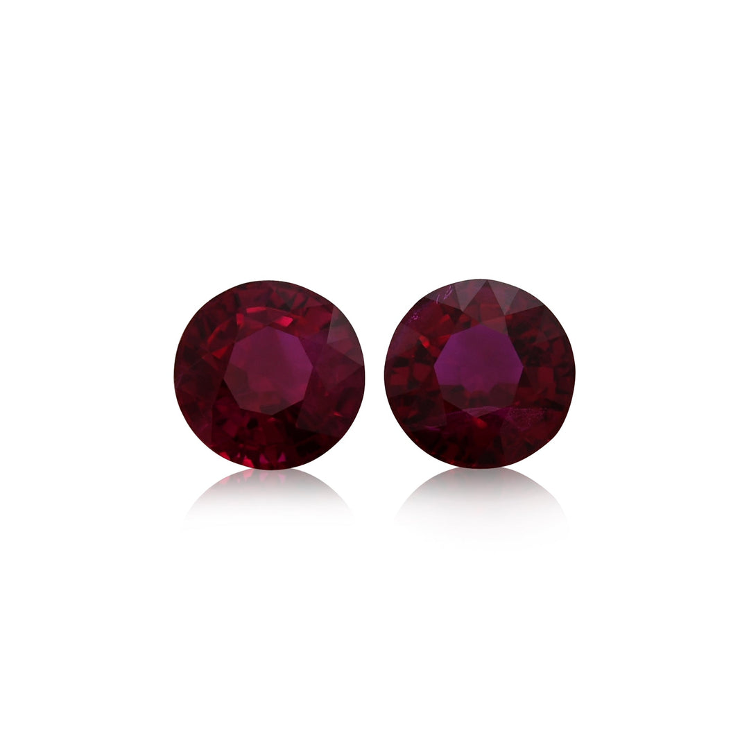 1.22 Carat Red MOZAMBICAN Round Ruby
