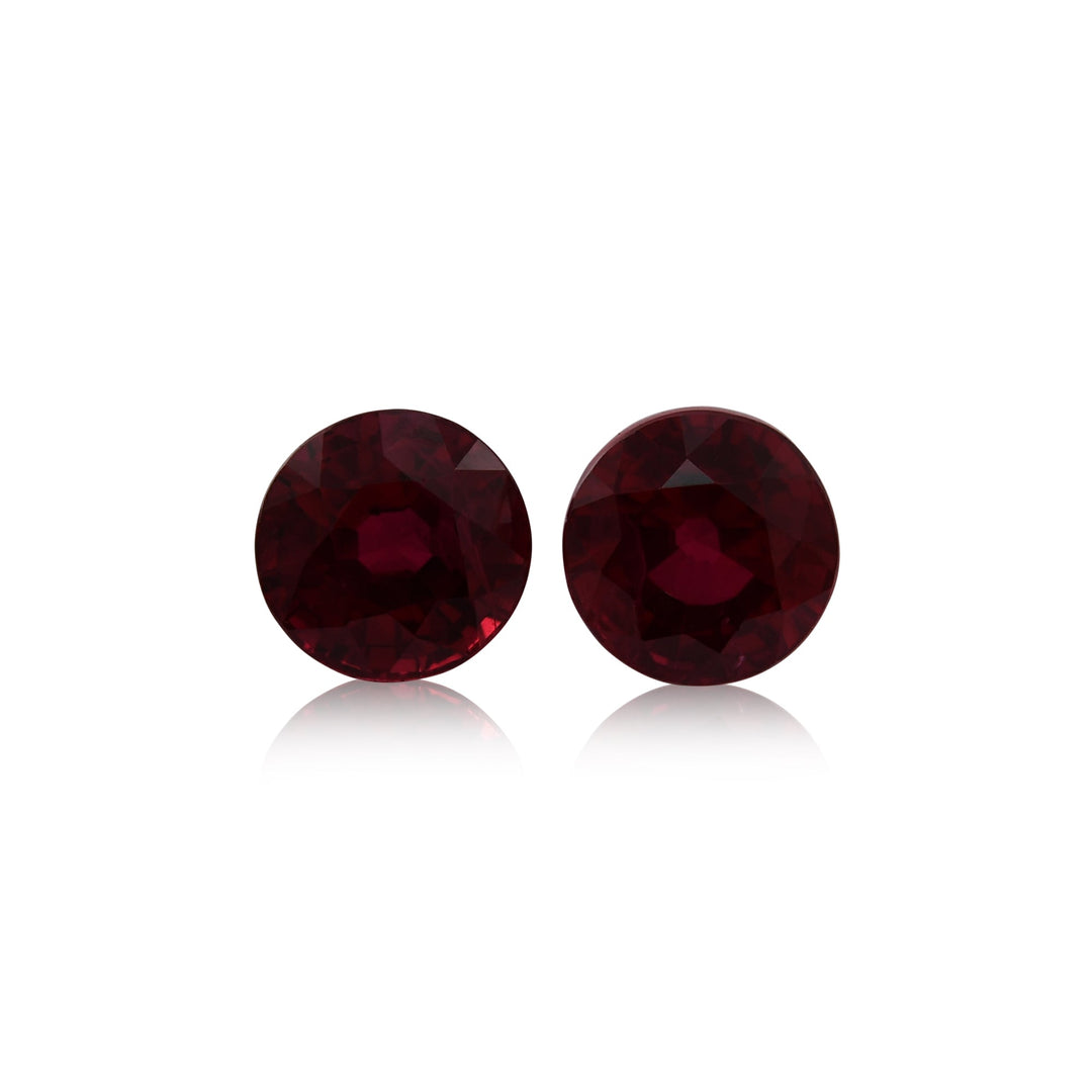 2.08 Carat Red MOZAMBICAN Round Ruby