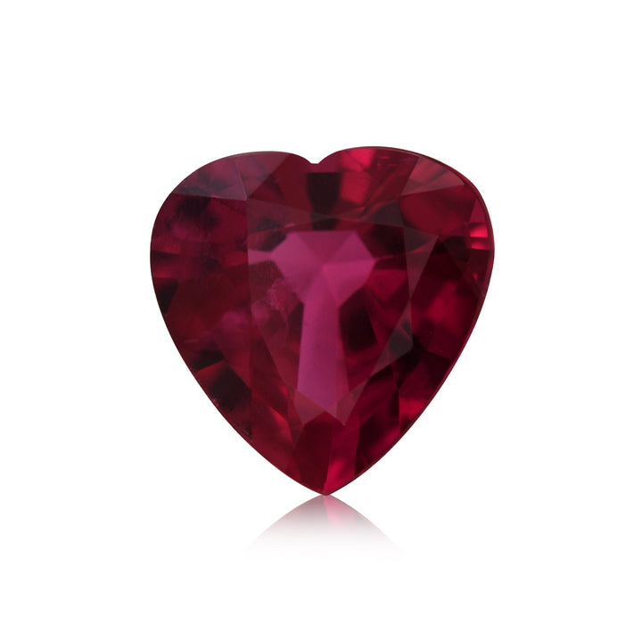 1.09 Carat Red MOZAMBIQUE Heart Ruby