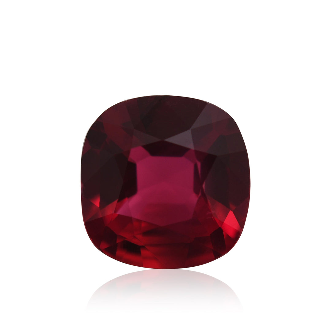 1.38 Carat Red MOZAMBIQUE Cushion Ruby CD