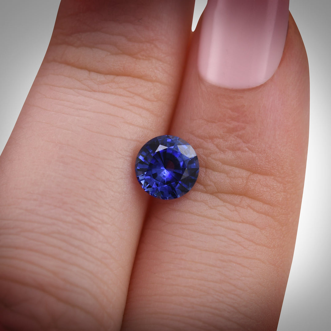 1.30 Carat Blue SRI LANKAN Round Sapphire