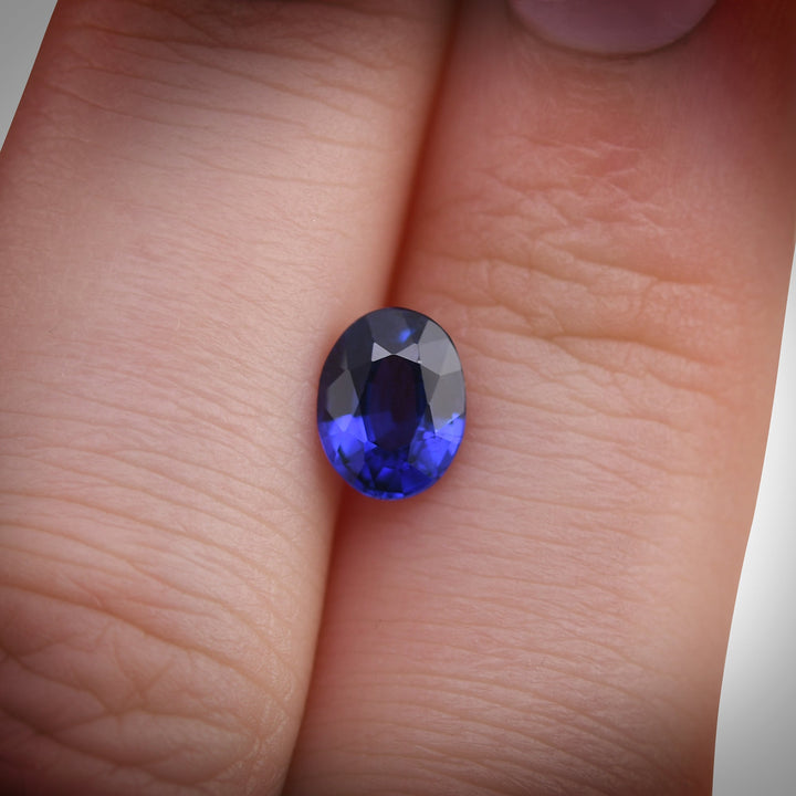 1.12 Carat Blue SRI LANKAN Oval Sapphire