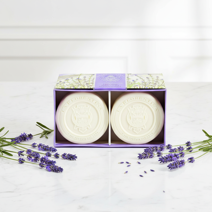 La Florentina Lavender Soaps - Marble