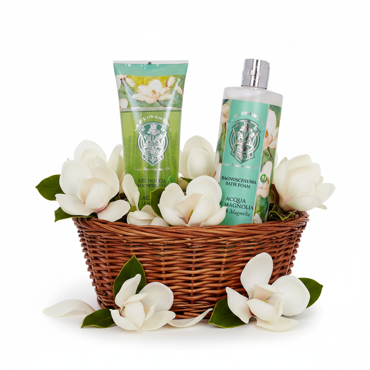 La Florentina Magnolia Bath Foam &amp; Shower Gel Set