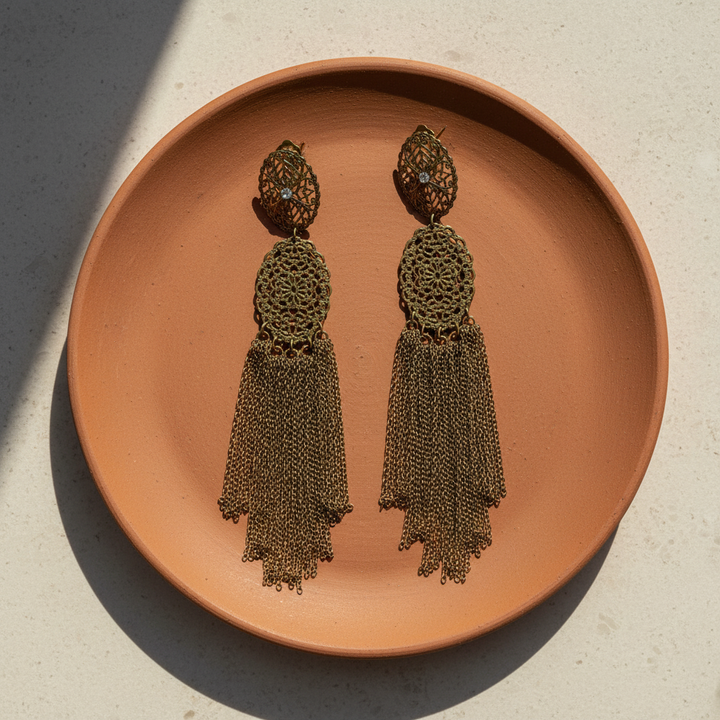 Terracotta Plate Flat Lay